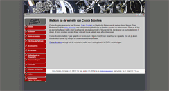 Desktop Screenshot of choicescooters.nl